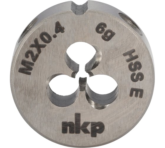 Плашка NKP М2 шаг 0.4мм DINEN22568 HSSE 6g 16х5мм 188001-N2-0020