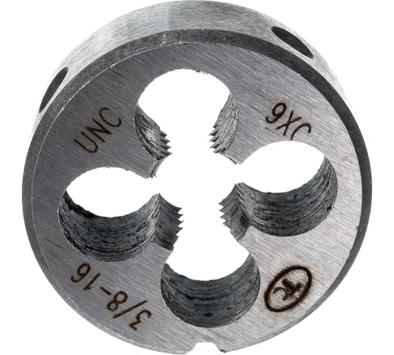 Плашка ТехноСталь дюймовая 3/8-16 UNC 60 9ХС t254021