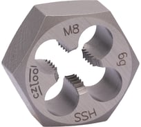 Плашка Bucovice Tools 6-гранная M8 Шаг 1.25 HSS 21x9мм 220080