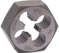 Плашка Bucovice Tools 6-гранная M10 Шаг 1.5 HSS 27x11мм 220100