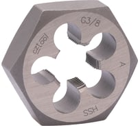 Трубная плашка Bucovice Tools 6-гранная G 3/8" -19 HSS 41x14мм 222380