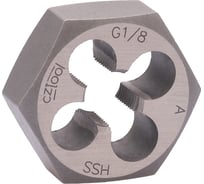 Трубная плашка Bucovice Tools 6-гранная G 1/8" -28 HSS 27x11мм 222180