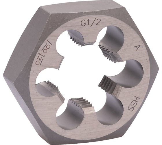 Трубная плашка Bucovice Tools 6-гранная G 1/2" -14 HSS 41x14мм 222120 1