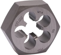 Плашка Bucovice Tools 6-гранная M14 Шаг 2.0 HSS 36x14мм 220140