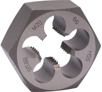 Плашка Bucovice Tools 6-гранная M20 Шаг 2.5 HSS 41x18мм 220200