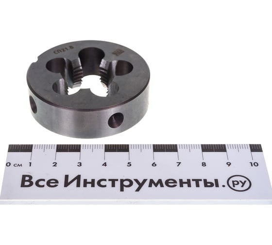 Плашка для цилиндрической резьбы TORNERI СП 21.8 х 1.814 14 ниток D=55 034177