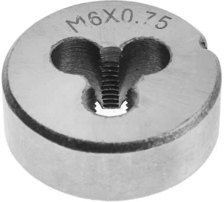 Метрическая плашка ТУНДРА М6 х 0.75 мм 2705928
