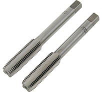 Метрические ручные метчики TUNDRA М10 х 1.25 мм, комплект из 2 шт. 2705909