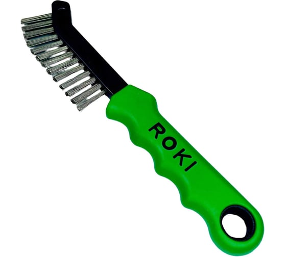 Щетка для чистки суппортов Lessmann ROKI, 2 нержавеющая прямая проволока ROF 0,35 мм 182421