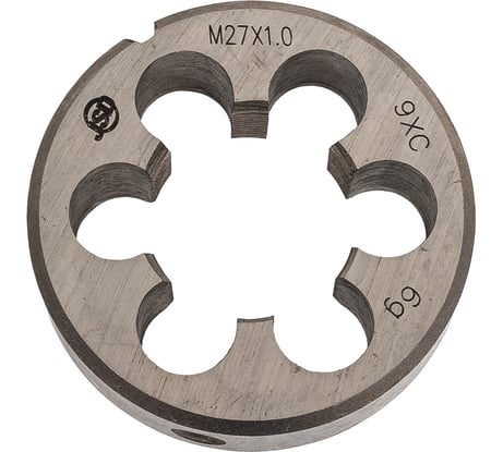 Метрическая плашка JSD М27x1,0 9ХС Гост 9740 js27100