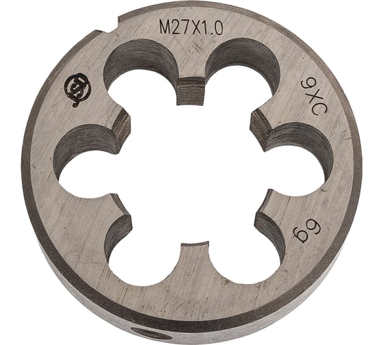 Метрическая плашка JSD М27x1,0 9ХС Гост 9740 js27100