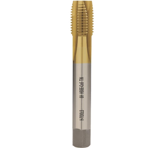 Метчик машинный H-Tools М36 шаг 4.0мм DIN376 HSSE-TiN 6h 200мм a=22 113X01-D2-0360 1