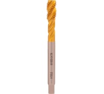 Метчик машинный с винтовой канавкой H-Tools М16 шаг 1.0мм DIN374 HSSE-TiN 513X01-D2-0162