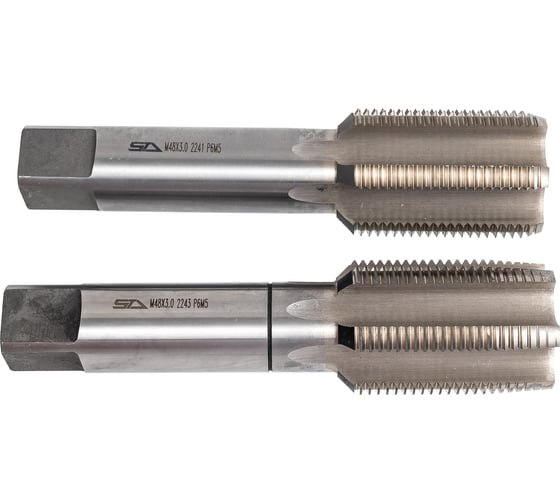 Метчик STV м/р 48x3,0 2шт HSS (Р6М5) 00-00012240