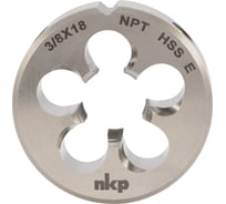 Коническая плашка NKP NPT 3/8-18 DINEN24230 HSSE 60 45x14мм 121001-N1-4629