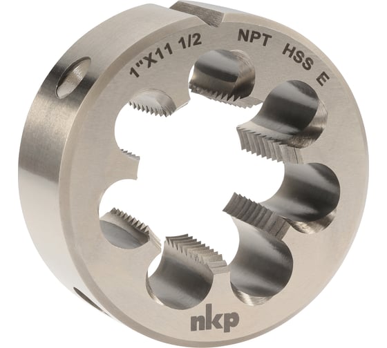 Коническая плашка NKP NPT 1,0-11,5 DINEN24230 HSSE 60 65x25мм 121001-N1-4639