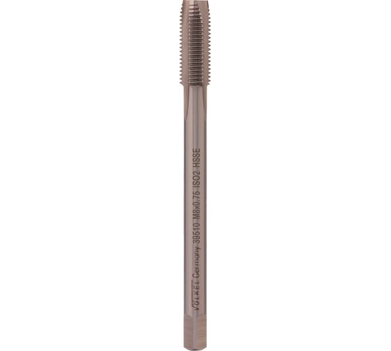 Машинный метчик VOLKEL М8 шаг 0.75мм DIN374 HSSE 39510 V39510 1