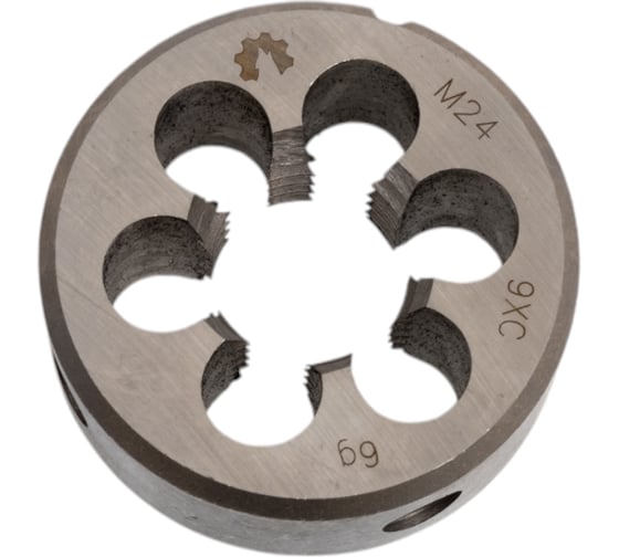 Плашка WOLFSTAR метрическая М24х3,0 9ХС Гост 9740 dr24300