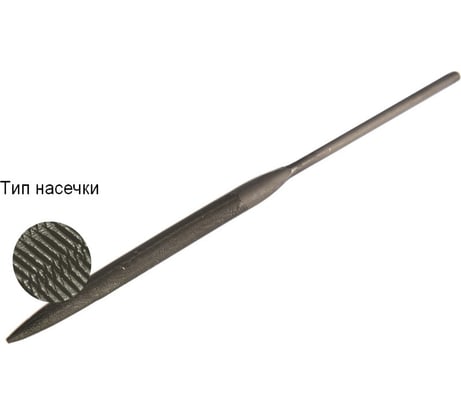 Надфиль WOLFSTAR полукруглый 140х3мм №00 У12 fn00005