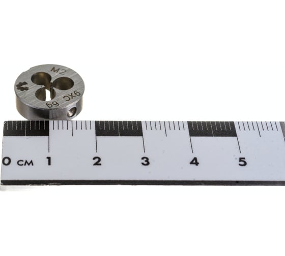 Плашка WOLFSTAR метрическая М2,0х0,4 9ХС Гост 9740 dr02040
