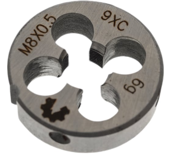 Плашка WOLFSTAR метрическая М8,0х0,5 9ХС Гост 9740 dr08050 1
