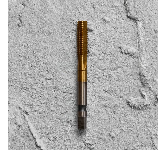 Метчик м/р Advancetool М10x0,75 HSS6542 (Р6М5) c TiN покрытием 6h ГОСТ 3266-81 ADT-М10075ГТ