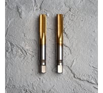 Метчик м/р Advancetool М10x1,50 (комп 2шт) HSS6542 (Р6М5) c TiN покрытием 6h ГОСТ 3266-81 ADT-М1015ГТКТ