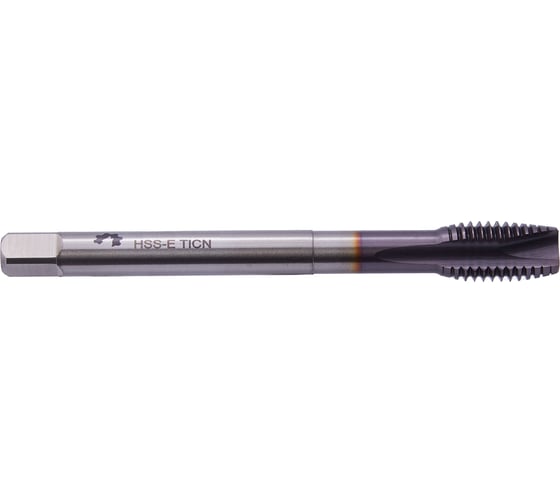 Метчик м/р WOLFSTAR M4,0х0,7 HSS-E DIN371 TiCN, со спирал.подточкой, tn60407