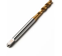 Метчик м/р Advancetool М6x1,00 спиральный DIN 371 HSS6542 (Р6М5) c TiN покрытием 6h ГОСТ 24705-81 ADT-М0610CDТ