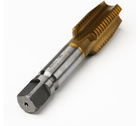 Метчик м/р Advancetool М36x4,00 HSS6542 (Р6М5) c TiN покрытием 6h ГОСТ 3266-81 ADT-М3640ГТ