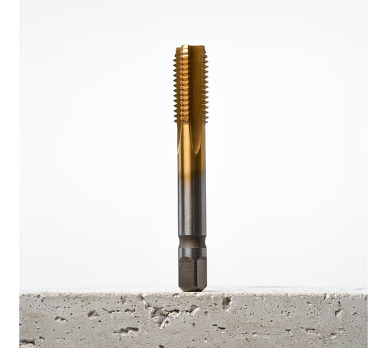 Метчик м/р Advancetool М24x1,50 HSS6542 (Р6М5) c TiN покрытием 6h ГОСТ 3266-81 ADT-М2415ГТ