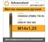 Метчик м/р Advancetool М14x1,25 HSS6542 (Р6М5) c TiN покрытием 6h ГОСТ 3266-81 ADT-М14125ГТ 6