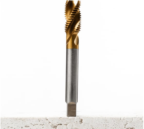 Метчик м/р Advancetool М14x2,00 спиральный DIN 376 HSS6542 (Р6М5) c TiN покрытием 6h ГОСТ 24705-81 ADT-М1420CDТ