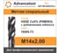 Метчик м/р Advancetool М14x2,00 спиральный DIN 376 HSSE Co5 (Р6М5K5) 6h ГОСТ 24705-81 ADT-М1420CDCo 8