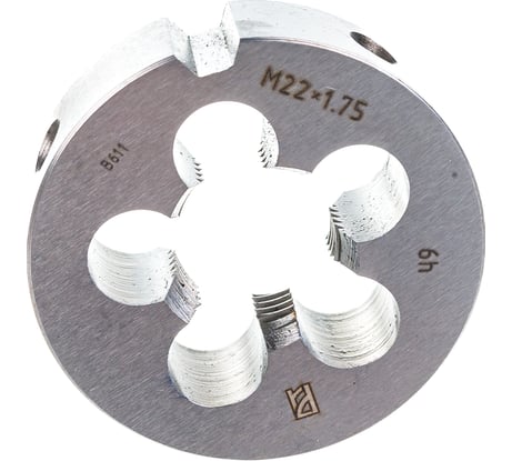 Плашка М22х1,75 6h D-55 мм Русский Инструмент ri.128.391