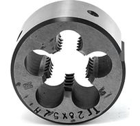 Плашка Tr28х5 левая D-65 круглая для нарезания трапецеидальной резьбы Русский Инструмент ri.292.15