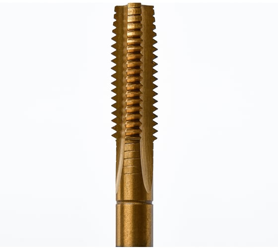 Метчик Advancetool м/р М8x1,25 HSS6542 (Р6М5) c TiN покрытием 6h ГОСТ 3266-81 ADT-М08125ГТ