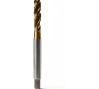 Метчик Advancetool м/р М8x1,25 спиральный DIN 371 HSS6542 (Р6М5) c TiN покрытием 6h ГОСТ 24705-81 ADT-М08125CDТ