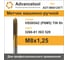 Метчик Advancetool м/р М8x1,25 спиральный DIN 371 HSS6542 (Р6М5) c TiN покрытием 6h ГОСТ 24705-81 ADT-М08125CDТ 7