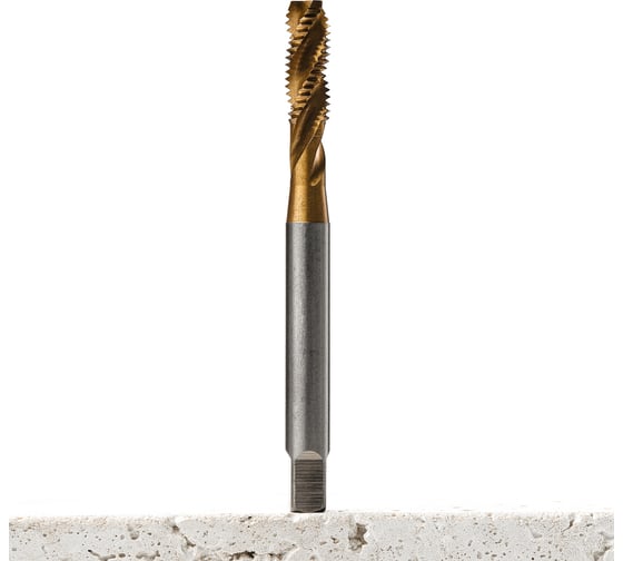 Метчик Advancetool м/р М8x1,25 спиральный DIN 371 HSSE Co5 (Р6М5K5) 6h ГОСТ 24705-81 ADT-М08125CDCo