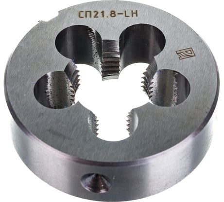 Плашка СП 21,8 х 1,814 14 ниток ЛЕВАЯ D-55 для цилиндрической резьбы Русский Инструмент ri.287.2