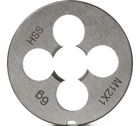 Плашка Advancetool М8х1,25 HSS4341 (Р6М5) 6g DIN223 ADT-ПМ08125