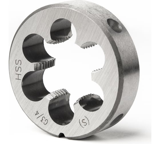 Плашка Advancetool трубная G3/8 HSS4341 (Р6М5) DIN5158 ADT-ПG38 1