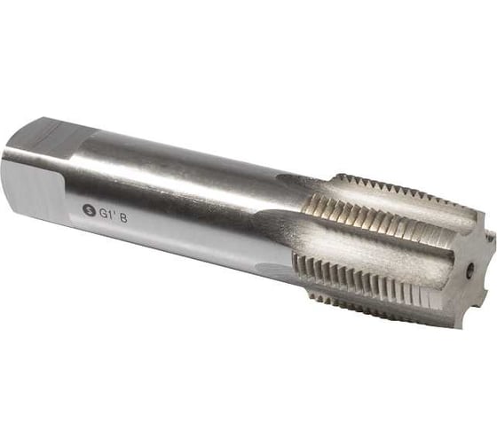 Метчик трубный ИНСТУЛС G 1/2, сквозной, Р6М5, A2, (L-125 мм, l-32 мм) 2624-0025, исполнение 2, ГОСТ 3266-81 00001876082 1
