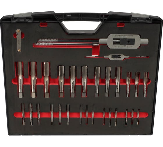 Набор метчиков и плашек H-Tools UNC 1/4 - 1,0 HSS-G 46пр 245072HT