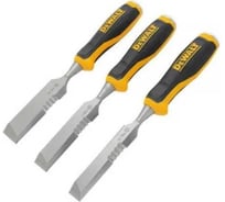 Набор из 3 стамесок с лезвием с дополнительной режущей кромкой Dewalt 18мм, 25мм, 32мм DWHT0-16148