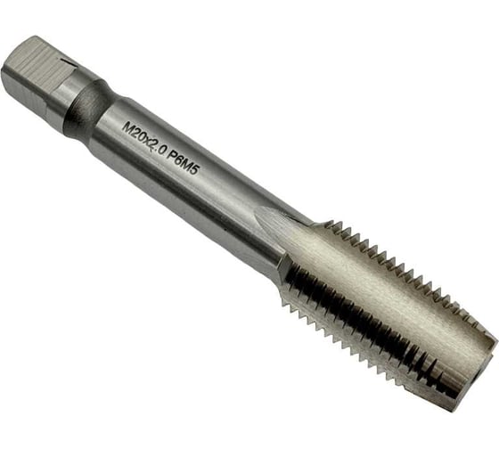 Метчик машинно-ручной TORNERI М20x2.0 Р6М5 для сквозных отверстий 028726