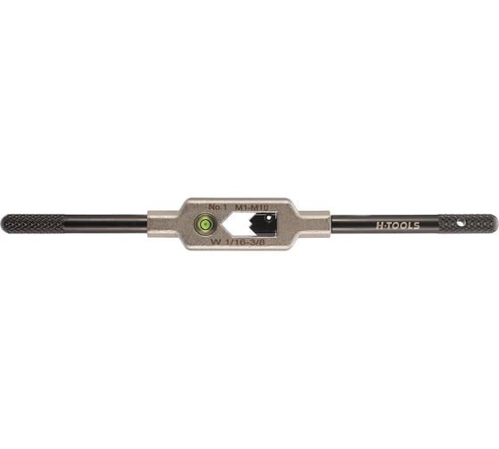 Вороток для метчиков H-Tools №1 M1-M10(2.0-6.3мм) 175мм DIN1814 INOX (с уровнем) 08802030