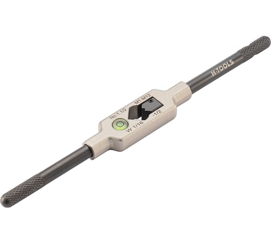 Вороток для метчиков H-Tools №1.5 M1-M12 (2.1-8мм) 175мм DIN1814 INOX (с уровнем) 08802040 1