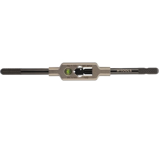 Вороток для метчиков H-Tools №1.5 M1-M12 (2.1-8мм) 175мм DIN1814 INOX (с уровнем) 08802040